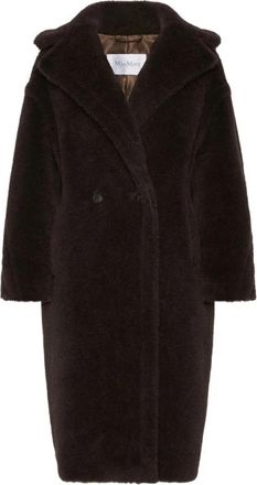 Max Mara Tedgirl Jas - Dames - Mantel - Bruin - S - Nylon - Jassen