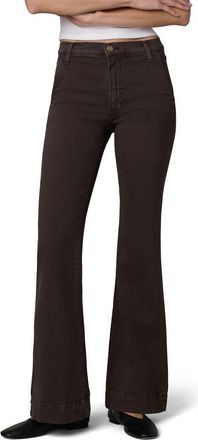 Joe's The Molly High Waist Flare Trouser Jeans in Dark Coffee Bean at Nordstrom, Size 34