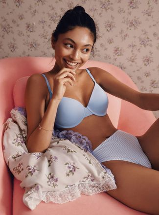 Miiyu Womens Hydra ribbed plunge bra