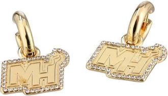 BaubleBar Miami Heat Huggie Earrings in Gold at Nordstrom