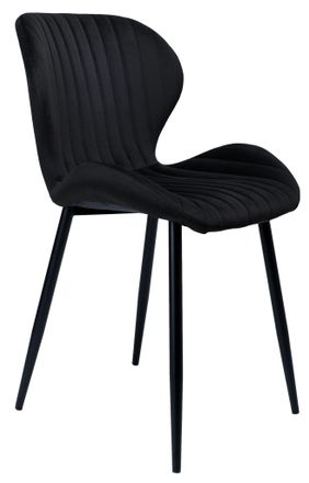 OEM Silla De Terciopelo Negro Dallas Velvet