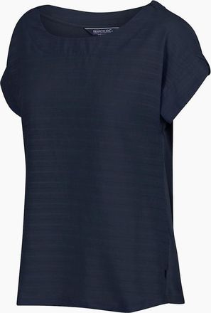 Regatta Womens Scoop Neck Drop Shoulder Shell T-Shirt - Navy - Size: 12