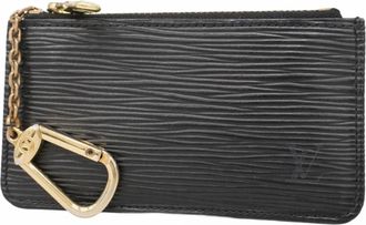 Louis Vuitton Noir Coin Purse/Coin Case (Pre-Owned)