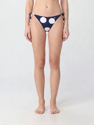 Jacquemus Slip bikini a pois con vita bassa e laccetti da annodare