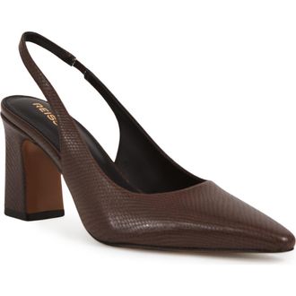 Reiss Lorena Slingback Pump in Chocolate at Nordstrom, Size 7.5Us
