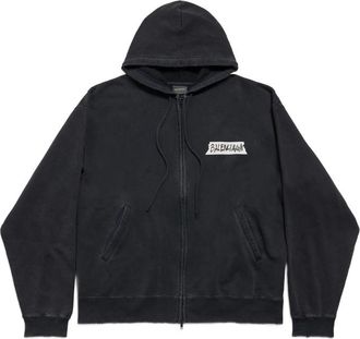 Balenciaga Hooded Zip Sweater