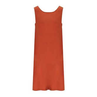 Max Mara Dames, Jurken, Oranje, Maat: XS Katoen
