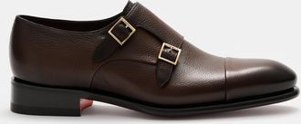 Santoni Men - Double Monk Carter Dark Brown