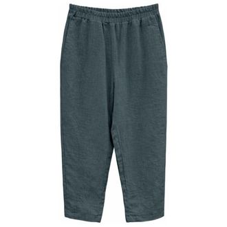 Mazine Straight Leg Linen Pants Freizeithose f&uuml;r Damen | blau