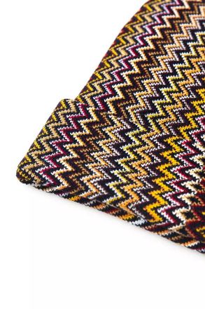 Missoni MI-22440 Geometric Wool Winter Hat - Multicolor