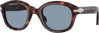 Persol Po0060S Sunglasses - female - Persol - Sunglasses - Brown - 52 MM - Accessories