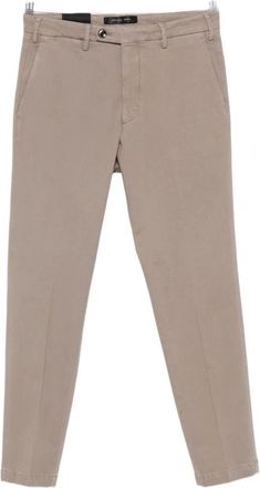 Michael Coal Heren, Broeken, Beige, Maat: W38 Katoen