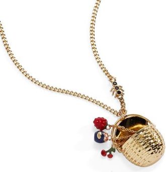 Alex and Ani Picnic Basket Pendant in Gold at Nordstrom