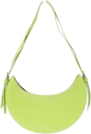 Armani Pre-owned Shoulder Bags, female, Green, Size: ONE SIZE Pre-owned Leather Bag