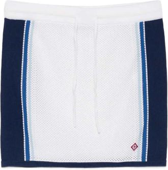 Casablanca mesh rok met trekkoord