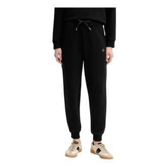 A|X Armani Exchange Broeken, Dames, Zwart, M, Katoen, Relaxed Fit Trainingsbroeken