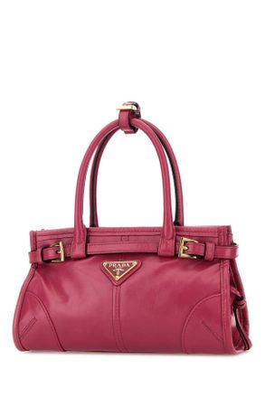 Prada Womens Fuchsia Leather Mini Prada Bonnie Handbag Peonia N Borse A Mano Bag
