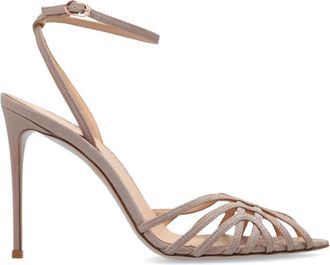 Le Silla Bella sandalen met hak - Dames - Sandalen met hakken - Roze - 41 EU - Leer - Schoenen