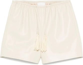 Nanushka Shorts in pelle sintetica - Toni neutri