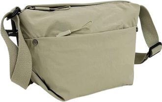 Generic Nylon Crossbody Bag, Compatible For Women Adjustable Wide Strap Lightweight Womens Zipper Closure Stylish Messenger(Kahki)