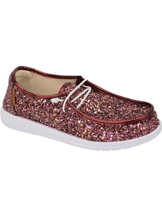 Corkys Footwear Womens Glitter Kayak Shoes In Mixed Berry