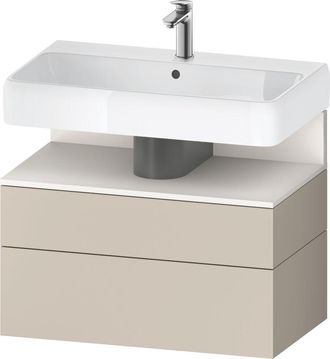 Duravit Qatego Mueble Bajo Lavabo, 1 Extra&iacute;ble Y 1 Caj&oacute;n, - Duravit