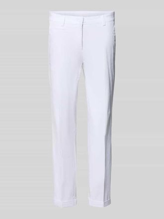 Cambio Cambio Slim Fit Jeans mit fixierten Beinabschl&uuml;ssen Modell Stella in Weiss, Gr&ouml;&szlig;e 32