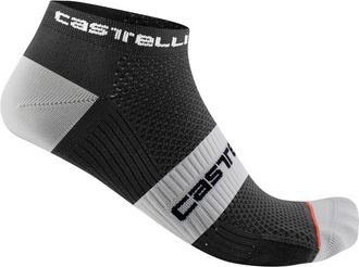 Castelli Lowboy 2 Velosocken - Unisex | schwarz/grau