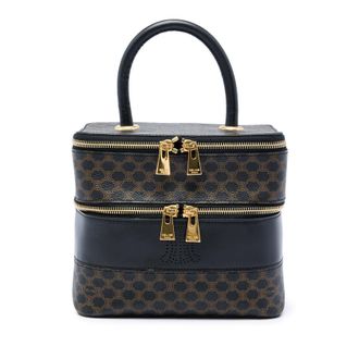 Celine Pre-owned Celine Macadam Coated Canvas Double Zip Vanity Bag Ladies 4R92URZPERZ9UV6U