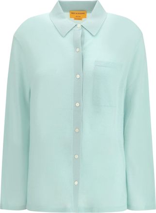 Guest In Residence Womens Showtime Shirt Seaglass Cashmere