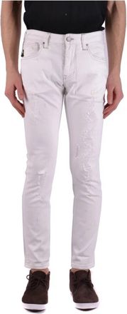 Armani Jeans Klassieke Denim Jeans voor Dagelijks Gebruik - Heren - Regular Fit Jeans - Wit - W29 - Denim - Jeans
