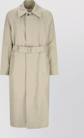 Burberry cotton belted trench coat