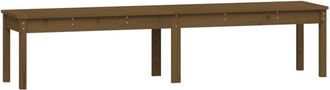 vidaXL Vidaxl - 2-Seater Garden Bench Honey Brown 203.5x44x45 cm Solid Wood Pine