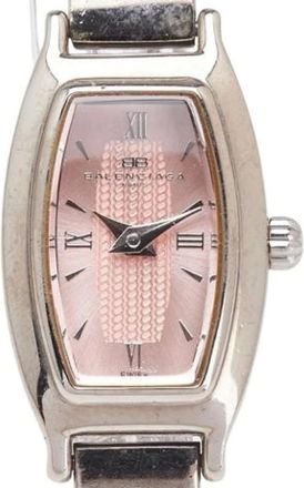Balenciaga Pre-owned Watches, female, Pink, Size: ONE SIZE Pre-owned Stainless Steel Watch