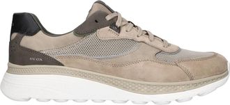 Geox Spherica Actif X1 - Heren - Sneakers - Beige - 44 EU - Leer - Schoenen