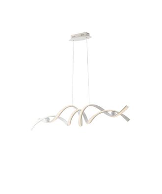 Luce-Ambiente-Design Mystral Suspension in White Aluminum and Silicone 60w 4000k (Natural Light)