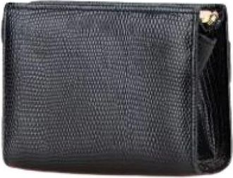 Ferragamo Pre-owned Wallets, female, Black, Size: ONE SIZE Pre-owned Leather Wallet