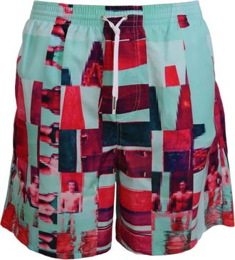 Dsquared2 Dsquared&sup2; Printed Beachwear Shorts Mens Swimwear