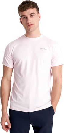 Calvin Klein Mens Newport Moisture Wicking T-Shirt - Pink - L