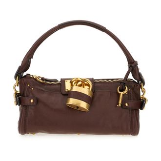 Chlo&eacute; Paddington Leather Shoulder Bag - female - Chlo&eacute; - Handbags - Brown - ONE SIZE - Bags