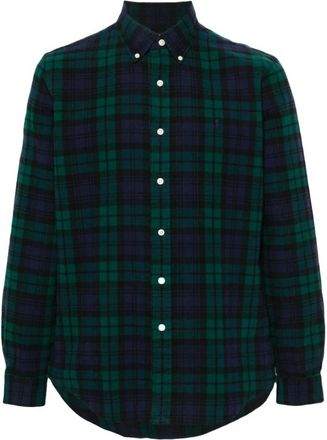 Ralph Lauren Overhemden Blauw - Heren - Casual Overhemden - Veelkleurig - L - Katoen - Overhemden