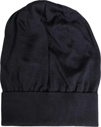 Dolce & Gabbana Beanies, unisex, Black, Size: ONE SIZE Beanie Cap