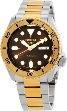 Seiko 5 Sports Automatic Brown Dial Watch SRPK24