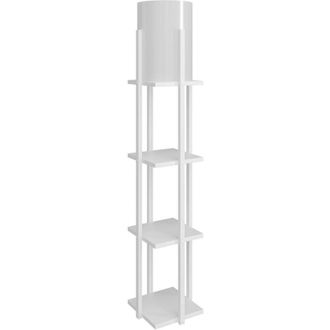 GreenIce Lampada con 3 ripiani quadrati H135 cm - nora