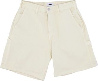 Obey Denim Timmerman Shorts Ongebleekte Jeans - Heren - Korte Broeken - Beige - W30 - Denim - Korte Broeken