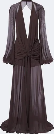 De La Vali Fiorela chiffon maxi dress