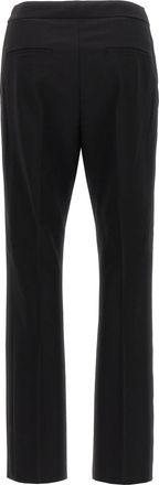 Max Mara Womens Black Virgin Wool Dress Pants