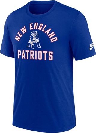 Nike New England Patriots Favorable Timeline Nike Mens NFL T-Shirt in Blue | NJFD4DA8KV-NC4