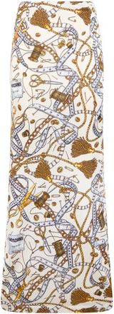 Moschino Gonna Elegant Chic - Dames - Maxi Rokken - Veelkleurig - M - Rokken