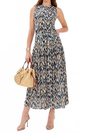 Ulla Johnson Blanche Pull On Midi Skirt In Riverslate